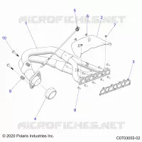 ENGINE, IMPIANTO DI SCARICO, HEADPIPE AND RELATED