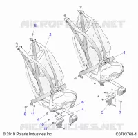 SEDE BELT MOUNTING, PREMIUM/ULTIMATE