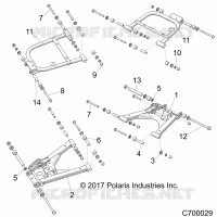 SOSPENSIONE POSTERIORE CONTROL ARMS