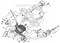 MONTAGGIO DEL MOTORE XPLORER 300 W98CC28C (4945264526A011)