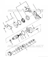 AVVIAMENTO MOTORE ASSEMBLY  UPDATED 5/90 (4917721772036A)