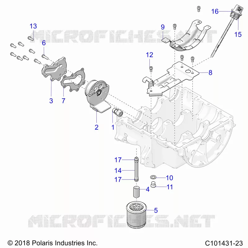 MOTORE, OIL SYSTEM