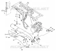 IMPIANTO DI SCARICO SWEDISH 4x4 400L S948140 (4926912691A012)