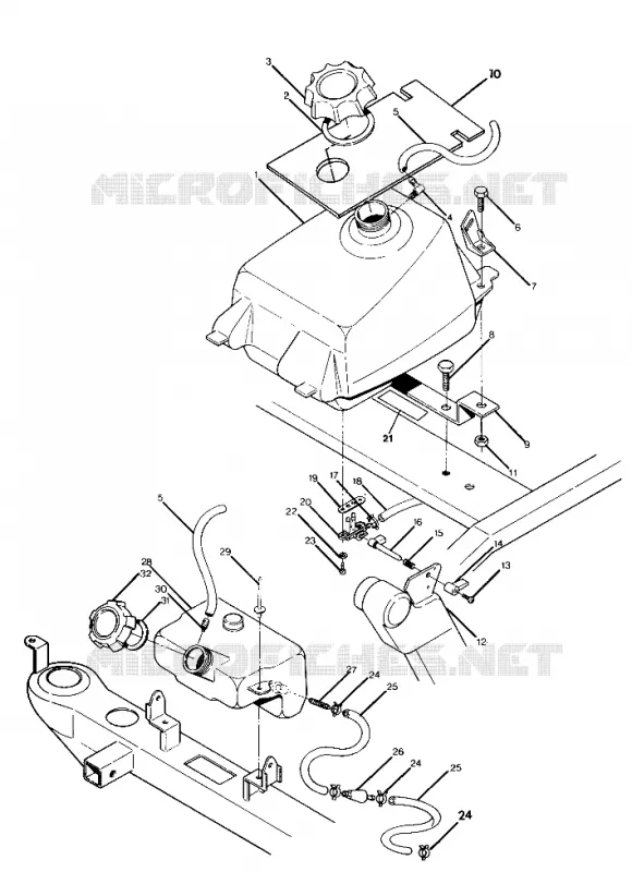 MONTAGGIO SERBATOIO CARBURANTE Trail Blazer / W927221 (4922852285009A)