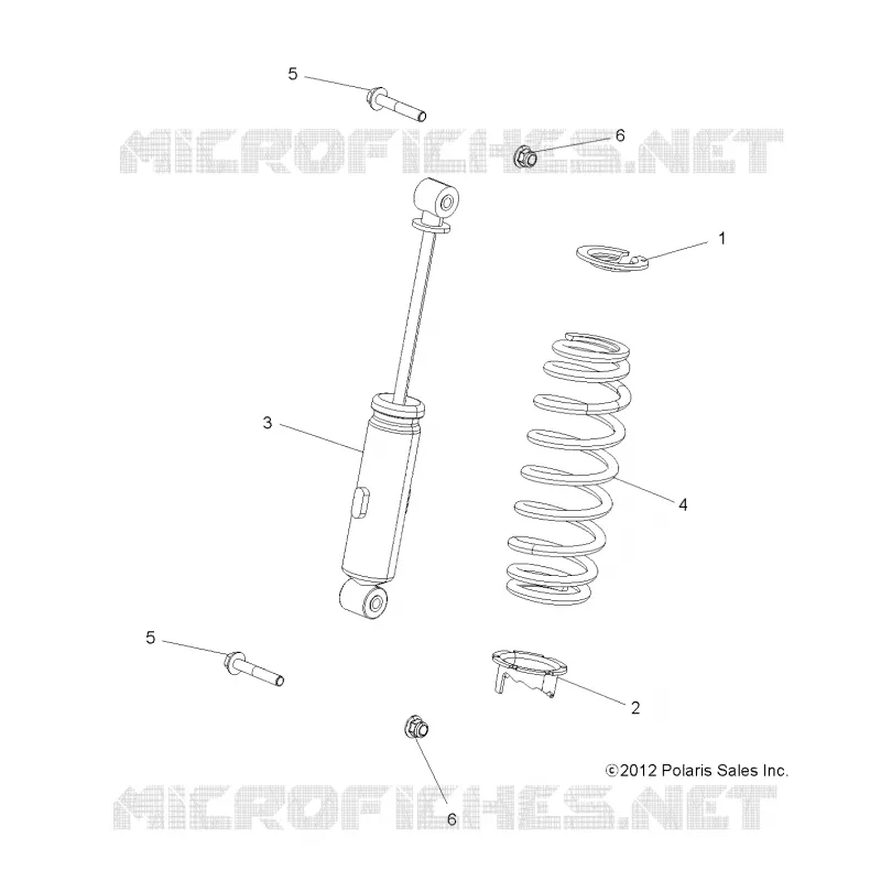 SUSPENSION, SHOCK ANTERIORE
