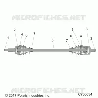 TRASMISSIONE, FRONT HALF SHAFT