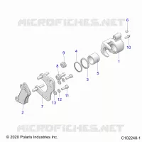BRAKES, BRAKE PINZA FRENO ANTERIORE