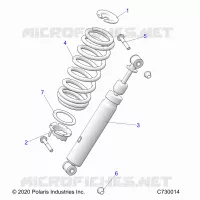 SUSPENSION, SHOCK ANTERIORE MOUNTING