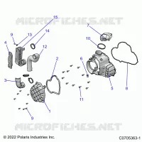 ENGINE, ALTERNATORE COVER HVAC