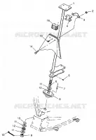 STERZO POST  Scrambler 500 W97BC50A (4943074307B010)