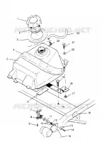 MONTAGGIO SERBATOIO CARBURANTE Scrambler W957840 (4927252725A012)