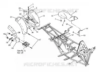 POSTERIORE CABINA DI MONTAGGIO 6x6 400L, SWEDISH S948740 and  NORWEGIAN N948740 (4926812681002A)