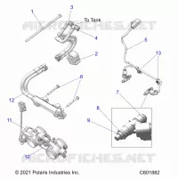 SISTEMA DI ALIMENTAZIONE CARBURANTE, RAIL, LINES AND THROTTLE BODY