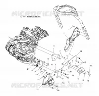 MOTORE, MOUNTING, LH
