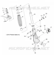 SUSPENSION, ANTERIORE MONTANTE