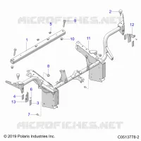 CHASSIS, FRONT TELAIO ASM. (USA)