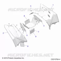 CARROZZERIA POSTERIORE CAB AND HEAT SHIELDS