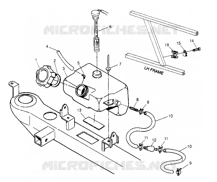 SERBATOIO OLIO ASSEMBLY XPLORER 4X4 W959140 (4930223022B001)