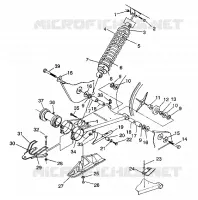 SWING ARM   SHOCK 4X4 350L W938139 (4924052405023A)