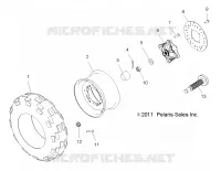 RUOTE, FRONT TIRE and FRENO DISC