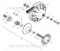 FRIZIONE DRIVEN XPRESS 300 W98CA28C (4945364536B014)