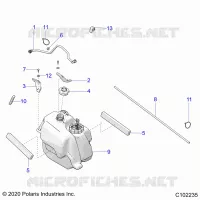 SISTEMA DI ALIMENTAZIONE CARBURANTE, FUEL TANK ASM.