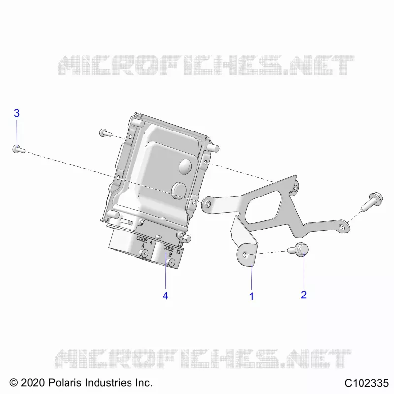 ELETTRICO, ECU MOUNTING