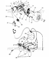 MAGNETO ASSEMBLY STORM 0950782, STORM SKS 0950582,  EURO STORM E950782, EUR (4929012901D003)