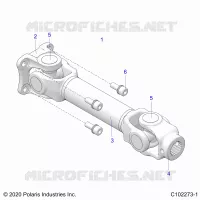 DRIVE TRAIN, PROP POSTERIORE ALBERO