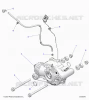 TRASMISSIONE, FRONT GEARCASE MOUNTING
