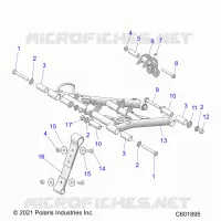 SUSPENSION, ANTERIORE COPPIA ARM