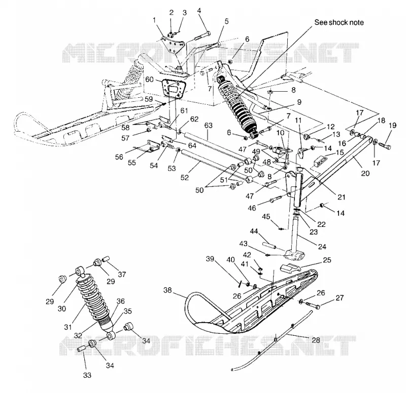 SOSPENSIONI ANTERIORI and SCIARE ULTRA SP 0960678 and EUROPEAN ULTRA SP E960678 (4937083708B001)