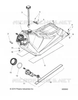 SISTEMA DI ALIMENTAZIONE CARBURANTE, CARBURANTE TANK ASM.