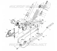 POSTERIORE SWING ARM   SHOCK