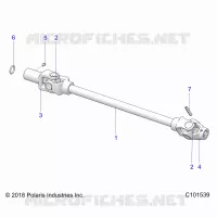 TRASMISSIONE, FRONT PROP SHAFT