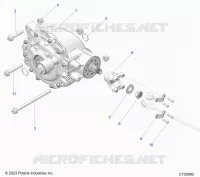 TRASMISSIONE, REAR GEARCASE MOUNTING