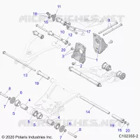 SOSPENSIONEDLE CONTROL ARM MOUNTING- A21S6E57A1/3A1 (C102355-2)