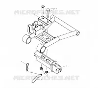 SUPPORTO ATTELAGE A TROIS POINTS DE FIXATION