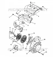 VENTILATORE HOUSING   RINCULO MONTAGGIO LITE/0933433 and  LITE DELUXE/0933431 (4922972297040A)