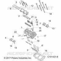 CILINDRO HEAD, CAM AND VALVES