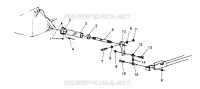 TORSION BAR ASSEMBLY 600 XCR 0951676 (4929132913B004)