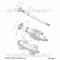 DRIVE TRAIN, JACKSHAFT AND ALBERO DI TRASMISSIONE