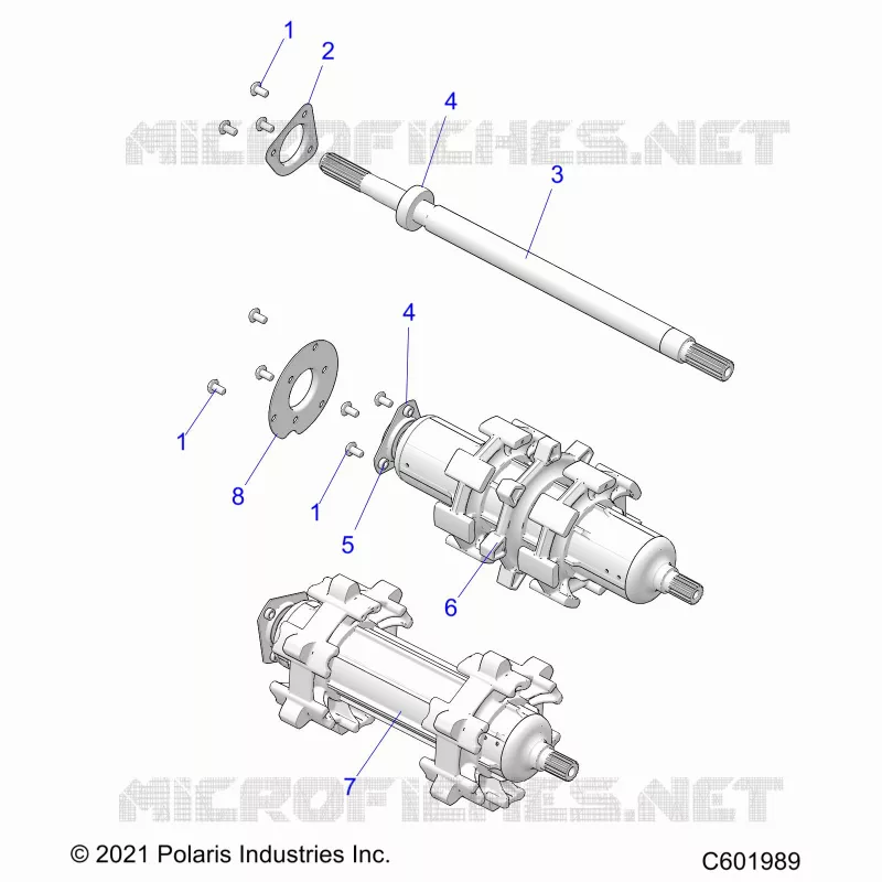 DRIVE TRAIN, JACKSHAFT AND ALBERO DI TRASMISSIONE