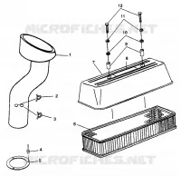 CONDOTTO DELL'ARIA SL 900 B974091 and SL 1050 B974090 (4940974097B011)