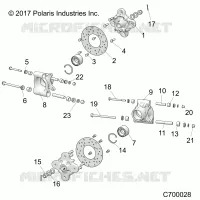 SUSPENSION, PORTAPACCHI POSTERIORE