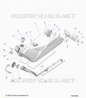 SISTEMA DI ALIMENTAZIONE CARBURANTE, FUEL TANK ASM.