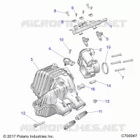 ENGINE, PRESA D'ARIA MANIFOLD