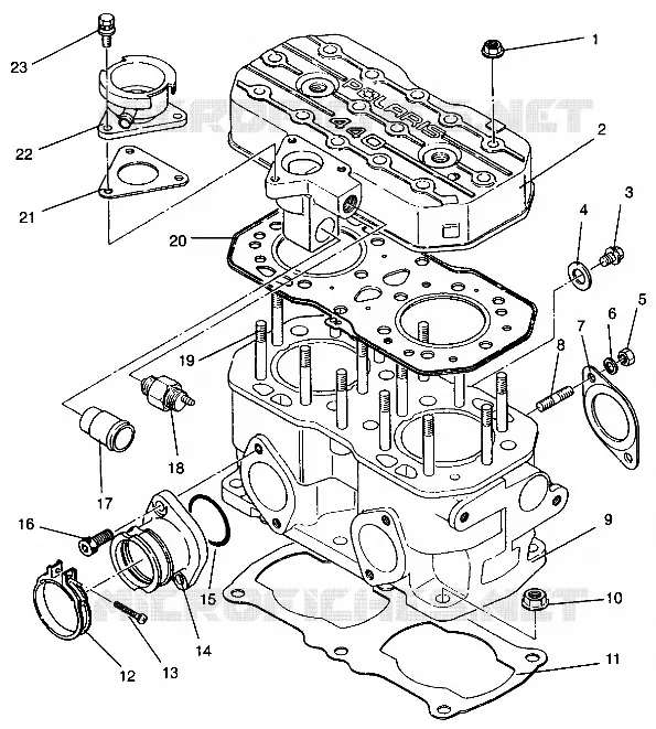 CILINDRO 440 XCR 0941760 (4925182518033A)