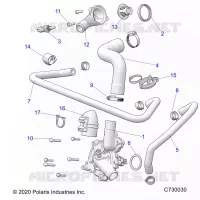 MOTORE, WATERPUMP AND BYPASS