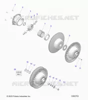 TRASMISSIONE, CLUTCH, SECONDARY